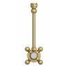 Chatsworth Crosshead Cistern Shut-Off Valve - Brushed Brass