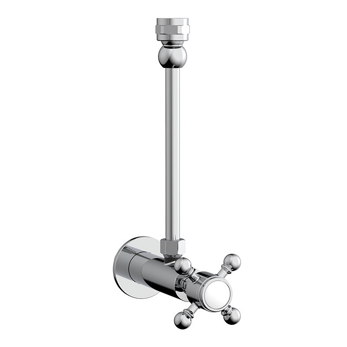 Chatsworth Crosshead Cistern Shut-Off Valve - Chrome