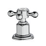 Chatsworth Deck Mounted Crosshead 3 Hole Sink Mixer - Chrome