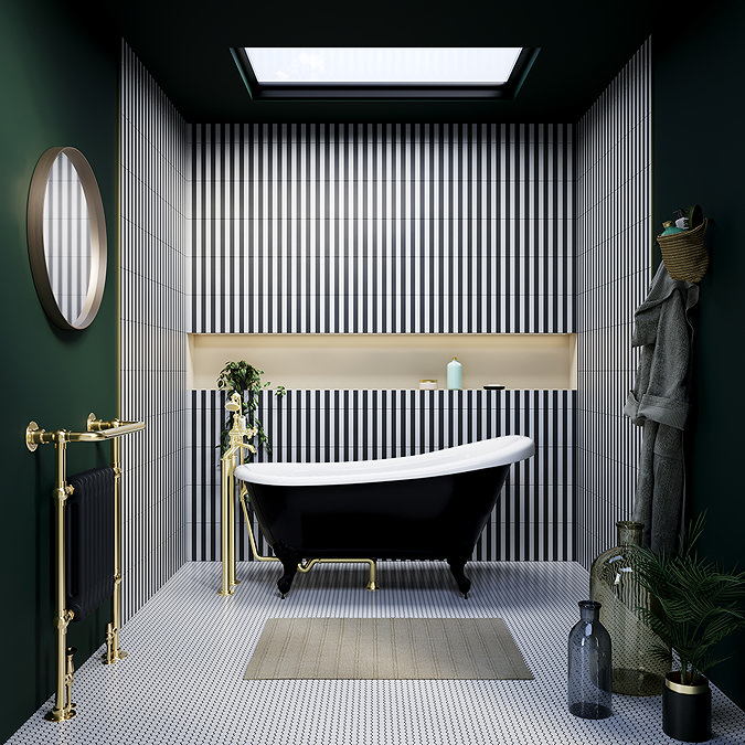 Chatsworth Traditional Luxury Exposed Retainer Bath Tub Waste Brushed Brass