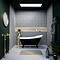 Chatsworth Traditional Luxury Exposed Retainer Bath Tub Waste Brushed Brass