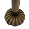Chatsworth Gothic 180mm Rustic Brass 15mm Pipe Kit for Radiator Valves