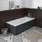 Chatsworth Graphite 1800 Traditional Front Bath Panel Profile Large Image