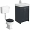 Chatsworth Graphite 4-Piece Low Level Bathroom Suite  Standard Large Image