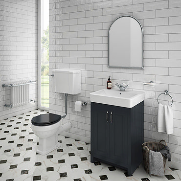 Chatsworth Graphite 4-Piece Low Level Bathroom Suite  Feature Large Image