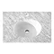 Chatsworth Graphite 610mm Vanity with White Marble Basin Top + Matt Black Handles  Feature Large Ima