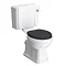 Chatsworth Graphite Cloakroom Suite (Wall Hung Vanity Unit + Close Coupled Toilet)  Standard Large I