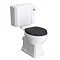 Chatsworth Graphite Cloakroom Suite (Wall Hung Vanity Unit + Close Coupled Toilet) Standard Large I