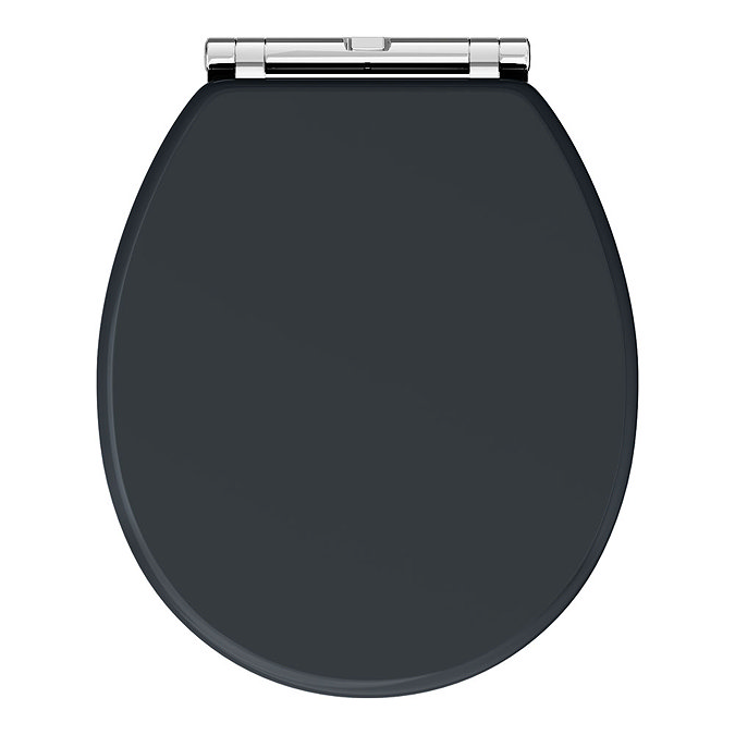 Chatsworth Graphite Cloakroom Suite (Wall Hung Vanity Unit + Close Coupled Toilet) In Bathroom Larg