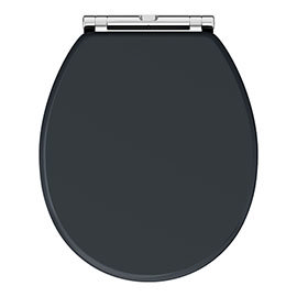 Chatsworth Graphite Soft Close Toilet Seat | Victorian Plumbing UK