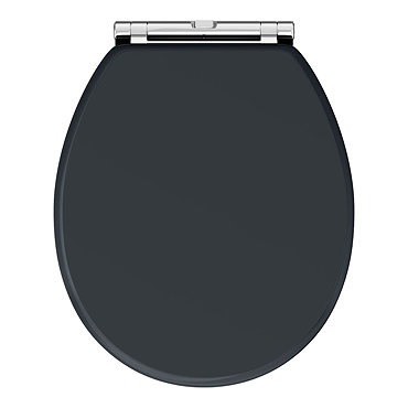 Chatsworth Graphite Black Soft Close Toilet Seat  Profile Large Image