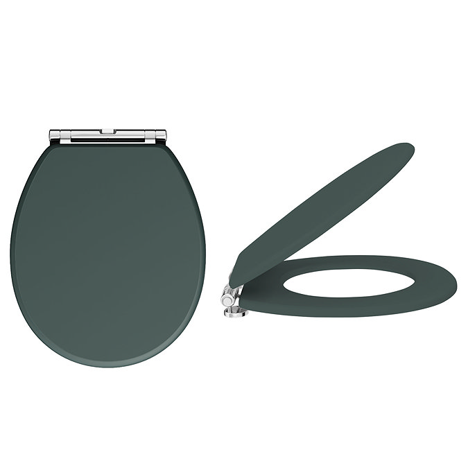Chatsworth Green 4-Piece Low Level Bathroom Suite In Bathroom Large Image