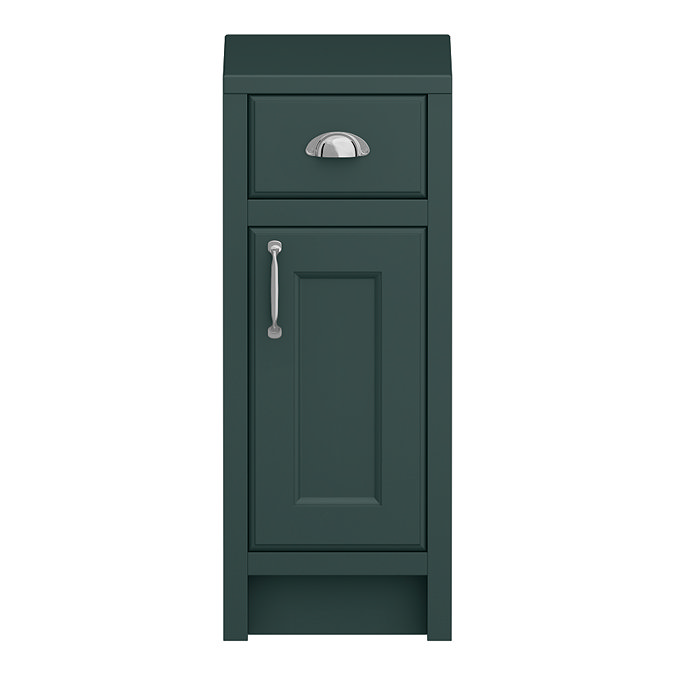 Chatsworth Green Cupboard Unit 300mm Wide x 435mm Deep with Chrome Handles