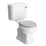 Chatsworth Grey Cloakroom Suite (Wall Hung Vanity Unit + Close Coupled Toilet)  Standard Large Image