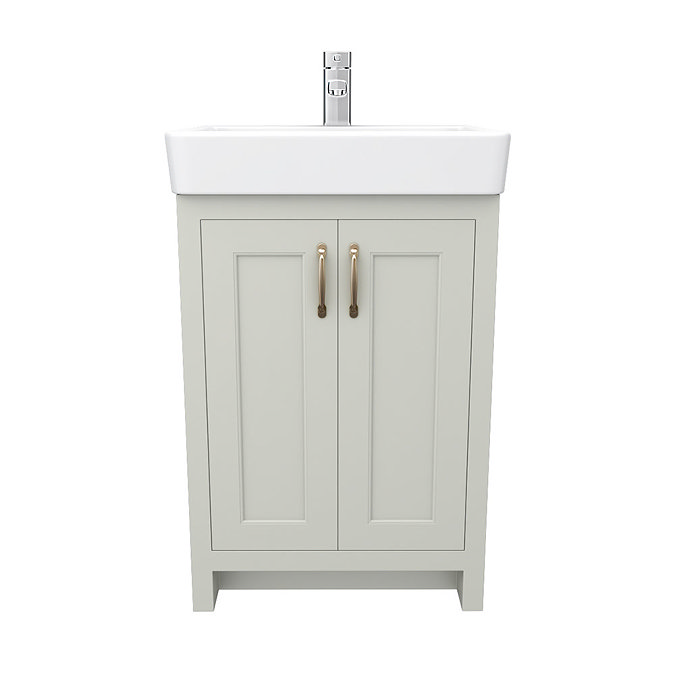 Chatsworth Grey Close Coupled Roll Top Bathroom Suite  Newest Large Image
