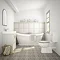 Chatsworth Grey Close Coupled Roll Top Bathroom Suite Large Image