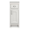 Chatsworth Grey Cupboard Unit 300mm Wide x 435mm Deep with Chrome Handles