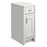 Chatsworth Grey Cupboard Unit 300mm Wide x 435mm Deep with Chrome Handles