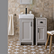 Chatsworth Grey Cupboard Unit 300mm Wide x 435mm Deep with Matt Black Handles