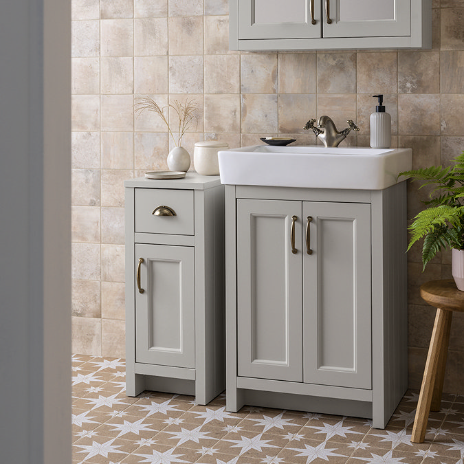 Chatsworth Grey Cupboard Unit 300mm Wide x 435mm Deep