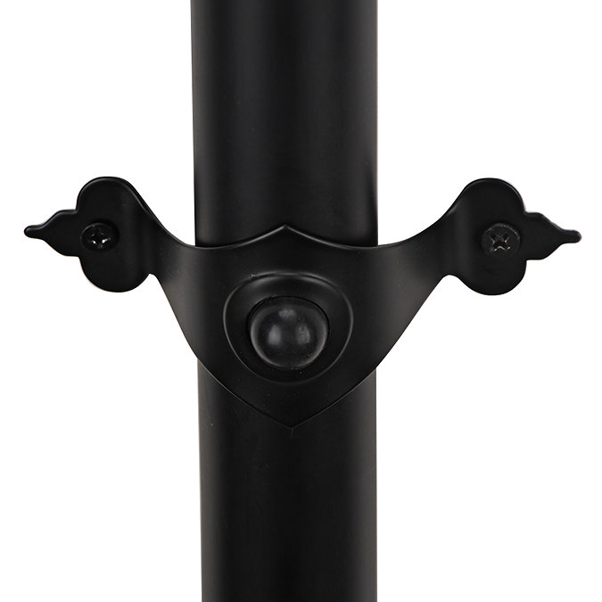 Chatsworth High Level Flush Pipe Kit Matt Black