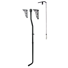 Chatsworth High Level Flush Pipe Kit Matt Black