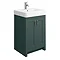 Chatsworth High Level Green Roll Top Bathroom Suit  Profile Large Image