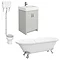 Chatsworth High Level Grey Roll Top Bathroom Suite additional Large Image
