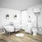 Chatsworth High Level White Roll Top Bathroom Suite Large Image