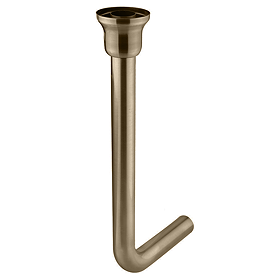 Chatsworth Low Level Flush Pipe Antique Brass