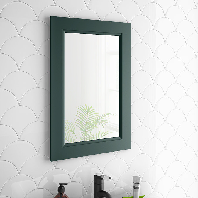 Chatsworth Mirror (600 x 400mm - Green) Large Image