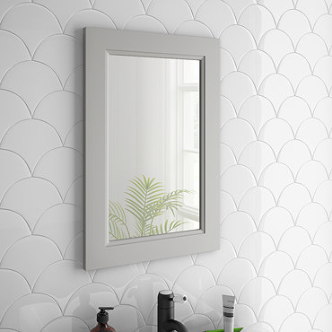 Chatsworth Mirror (600 x 400mm - Grey)  Profile Large Image