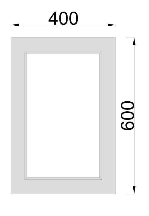 Chatsworth Mirror (600 x 400mm - Natural Oak)