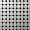 Chatsworth Octagon Black & White Mosaic Tile Sheet - 295 x 295mm
