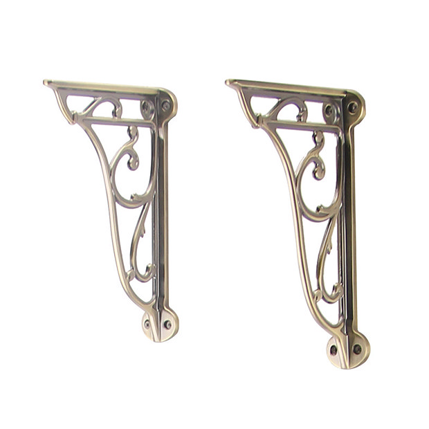 Chatsworth Ornate Cistern/Basin Wall Brackets Antique Brass