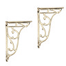 Chatsworth Ornate Cistern/Basin Wall Brackets - Brushed Brass