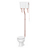 Chatsworth Rose Gold High Level Traditional Toilet Large Image