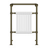 Chatsworth Savoy Antique Brass Traditional Heated Towel Rail (952 x 659 x 235mm)
