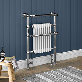 Chatsworth Savoy Radiator with Extra Towel Bar