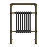 Chatsworth Savoy Traditional Heated Towel Rail Radiator (Antique Brass & Anthracite Grey)