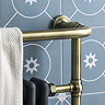 Chatsworth Savoy Traditional Heated Towel Rail Radiator (Antique Brass & Anthracite Grey)