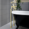 Chatsworth Standpipes for Freestanding Bath Taps Brushed Brass