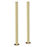 Chatsworth Standpipes for Freestanding Bath Taps Brushed Brass