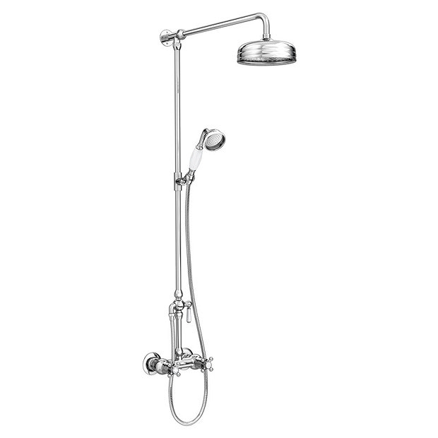Chatsworth Thermostatic Shower with Diverter, Rigid Riser & Fixed Head  additional Large Image
