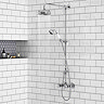 Chatsworth Thermostatic Shower with Diverter, Rigid Riser & Fixed Head