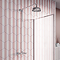 Chatsworth Thermostatic Shower Bar Valve with Rigid Riser & Fixed Head