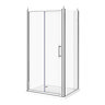 Chatsworth Traditional 1000 x 900mm Sliding Door Shower Enclosure + Tray  Feature Large Image