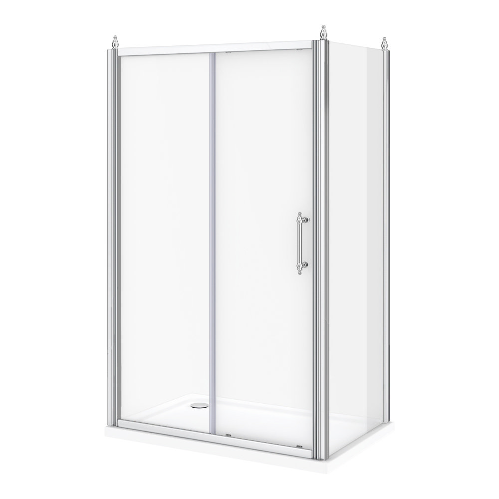 Chatsworth Traditional 1200 X 700mm Sliding Door Shower Enclosure ...