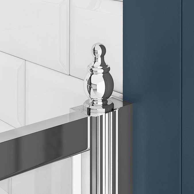 Chatsworth Traditional 1200 x 900mm Sliding Door Shower Enclosure + Tray  Standard Large Image
