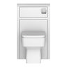 Chatsworth Traditional 500mm White Toilet Unit with Square Pan, Cistern & Chrome Flush